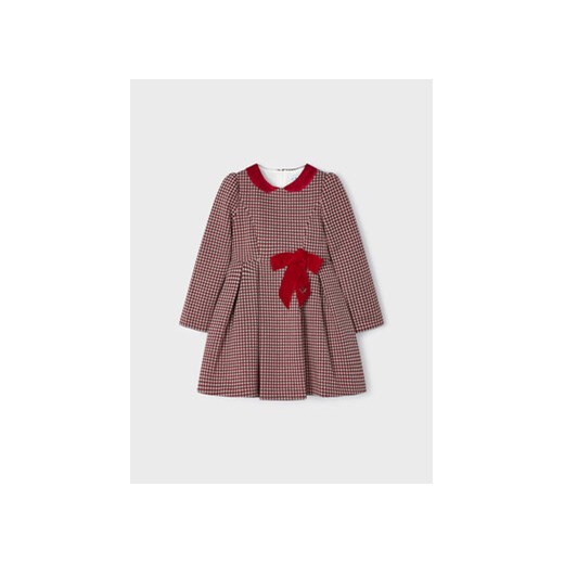 Mayoral Sukienka elegancka 4.916 Czerwony Regular Fit ze sklepu MODIVO w kategorii Sukienki dziewczęce - zdjęcie 168607995