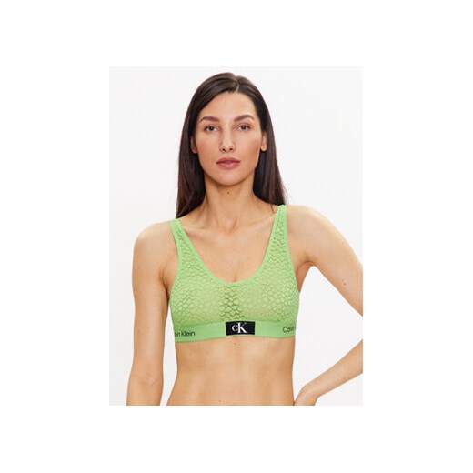 Calvin Klein Underwear Biustonosz top 000QF7233E Zielony ze sklepu MODIVO w kategorii Biustonosze - zdjęcie 168608087