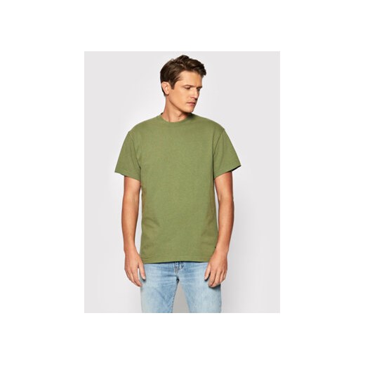 Deus Ex Machina T-Shirt Plain Millitary DMW2011241 Zielony Boxy Fit ze sklepu MODIVO w kategorii T-shirty męskie - zdjęcie 168608235