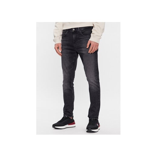 Tommy Jeans Jeansy Scanton DM0DM18152 Czarny Slim Fit ze sklepu MODIVO w kategorii Jeansy męskie - zdjęcie 168608377