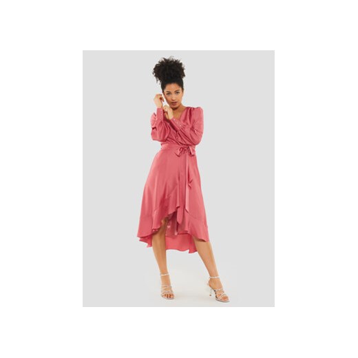 Swing Sukienka koktajlowa 5AE05800 Czerwony Regular Fit ze sklepu MODIVO w kategorii Sukienki - zdjęcie 168608406