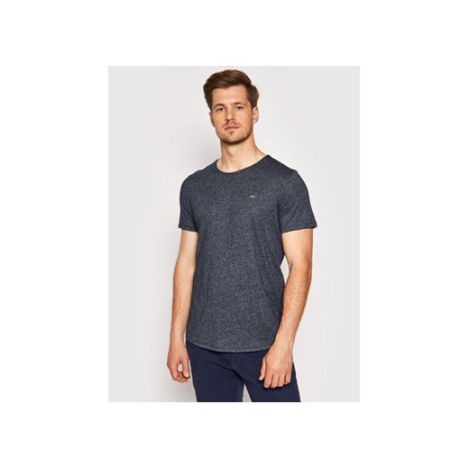 Tommy Jeans T-Shirt Jaspe DM0DM09586 Granatowy Slim Fit ze sklepu MODIVO w kategorii T-shirty męskie - zdjęcie 168608489