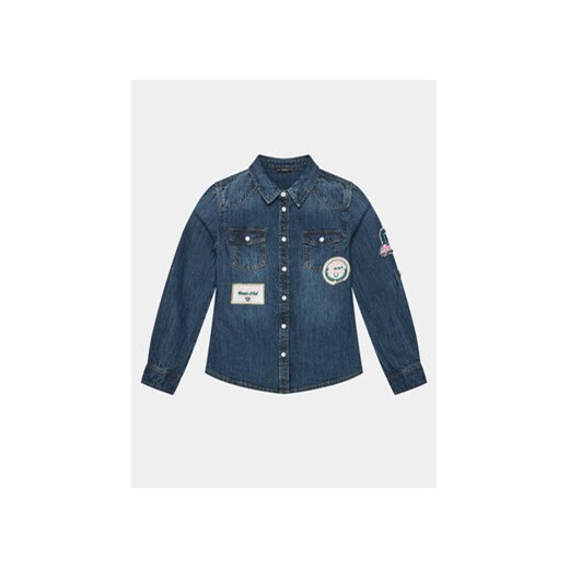 Guess Koszula jeansowa J4RH01 D58Z0 Granatowy Regular Fit ze sklepu MODIVO w kategorii Koszule chłopięce - zdjęcie 168608528