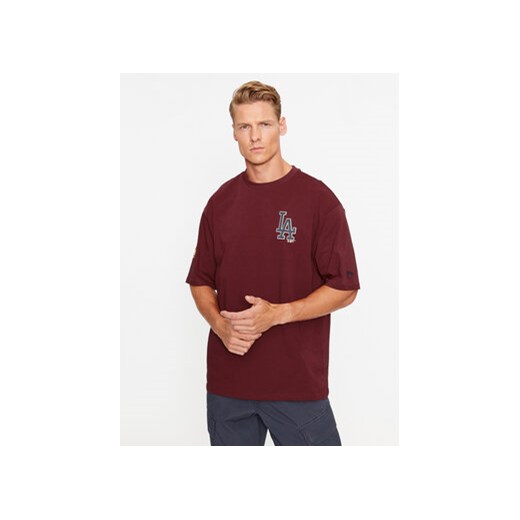 New Era T-Shirt Large Logo 60416324 Czerwony Regular Fit ze sklepu MODIVO w kategorii T-shirty męskie - zdjęcie 168608939