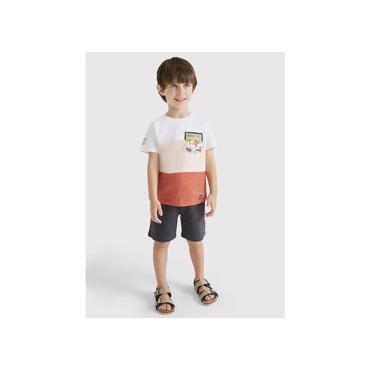 Mayoral Komplet t-shirt i szorty sportowe 3659 Biały Regular Fit ze sklepu MODIVO w kategorii Komplety chłopięce - zdjęcie 168609369