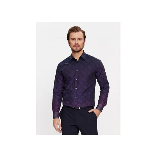 Boss Koszula H-Cole-C1-234 50502918 Fioletowy Slim Fit ze sklepu MODIVO w kategorii Koszule męskie - zdjęcie 168609658