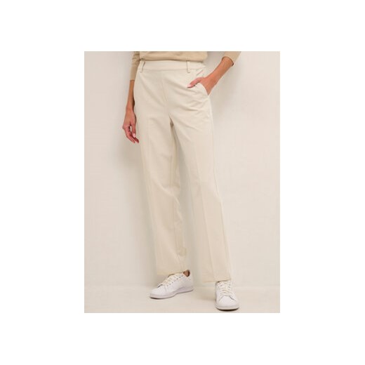 Kaffe Spodnie materiałowe Sakura 10506858 Biały Relaxed Fit Kaffe 42 MODIVO okazja