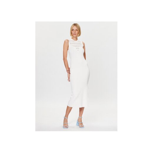 Ted Baker Sukienka dzianinowa Polyan 268203 Biały Slim Fit ze sklepu MODIVO w kategorii Sukienki - zdjęcie 168610047