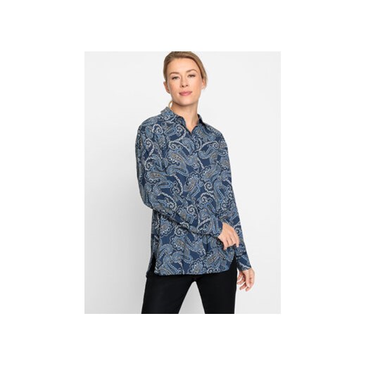Olsen Koszula 12001839 Granatowy Regular Fit ze sklepu MODIVO w kategorii Koszule damskie - zdjęcie 168610067