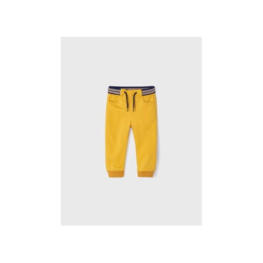 Mayoral Joggery 2527 Żółty Regular Fit ze sklepu MODIVO w kategorii Spodnie i półśpiochy - zdjęcie 168610187