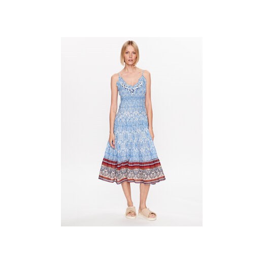 Iconique Sukienka plażowa IC23 058 Niebieski Regular Fit ze sklepu MODIVO w kategorii Sukienki - zdjęcie 168610216