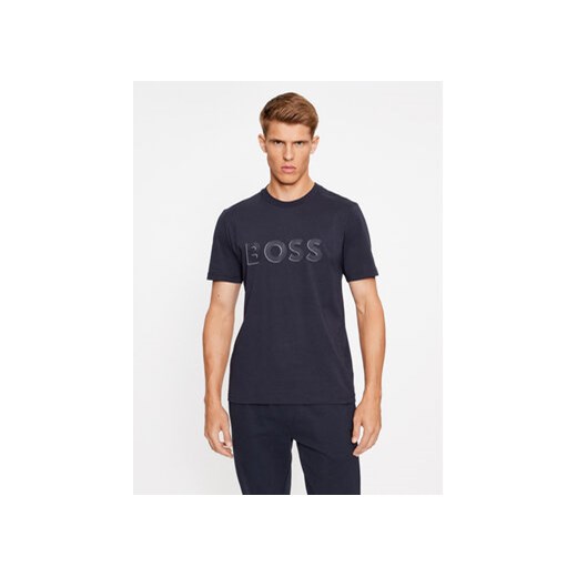 Boss T-Shirt Tee 1 50507010 Granatowy Regular Fit ze sklepu MODIVO w kategorii T-shirty męskie - zdjęcie 168610616