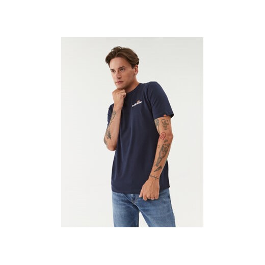 Ellesse T-Shirt SHQ16807 Granatowy Regular Fit ze sklepu MODIVO w kategorii T-shirty męskie - zdjęcie 168610759