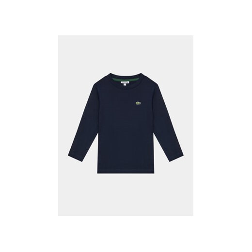 Lacoste T-Shirt TJ1123 Granatowy Regular Fit Lacoste 5Y promocyjna cena MODIVO