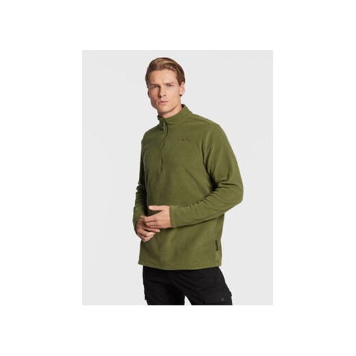 Jack Wolfskin Polar Taunus 1709522 Zielony Regular Fit ze sklepu MODIVO w kategorii Bluzy męskie - zdjęcie 168611065