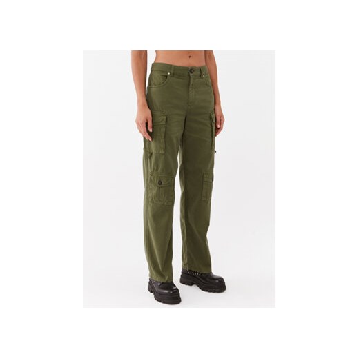 Pinko Spodnie materiałowe Variable 101986 A0D5 Zielony Relaxed Fit ze sklepu MODIVO w kategorii Spodnie damskie - zdjęcie 168611187