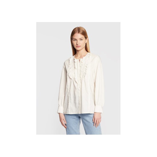 Olsen Koszula Festive Spirit 12001756 Biały Regular Fit ze sklepu MODIVO w kategorii Koszule damskie - zdjęcie 168611868