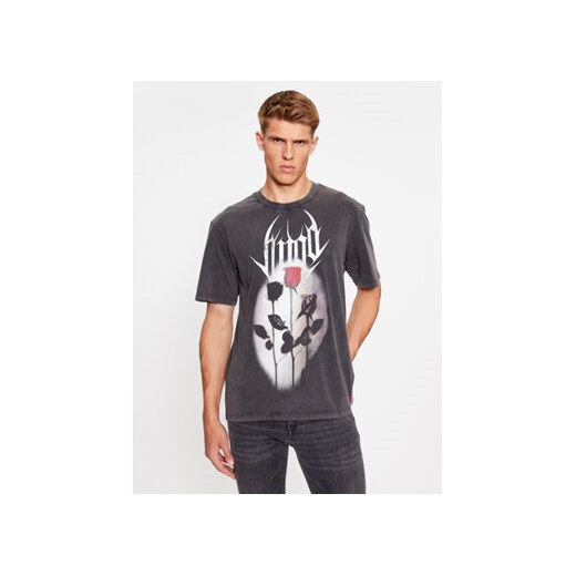 Hugo T-Shirt Daiche 50511731 Szary Relaxed Fit ze sklepu MODIVO w kategorii T-shirty męskie - zdjęcie 168612626