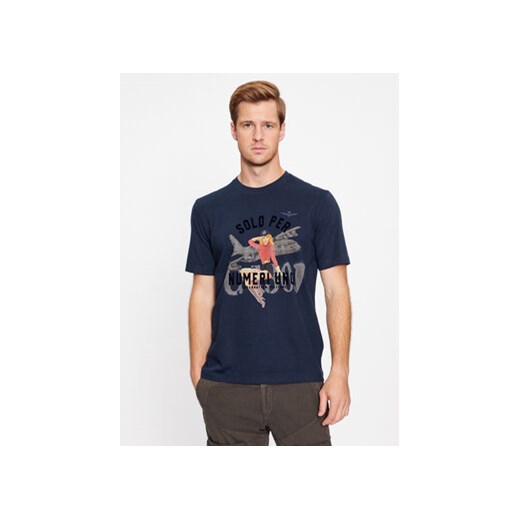 Aeronautica Militare T-Shirt 232TS2131J584 Granatowy Comfort Fit ze sklepu MODIVO w kategorii T-shirty męskie - zdjęcie 168613006