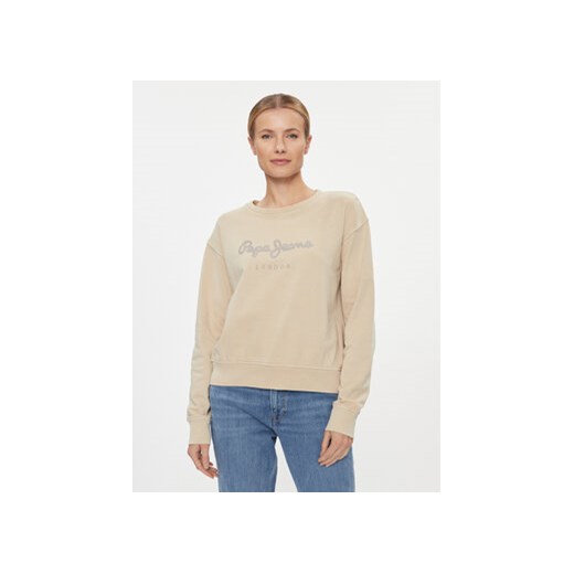 Pepe Jeans Bluza Harley PL581402 Beżowy Regular Fit Pepe Jeans XL MODIVO