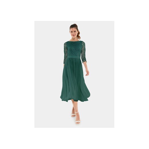 Swing Sukienka koktajlowa 77761710 Zielony Regular Fit ze sklepu MODIVO w kategorii Sukienki - zdjęcie 168613877