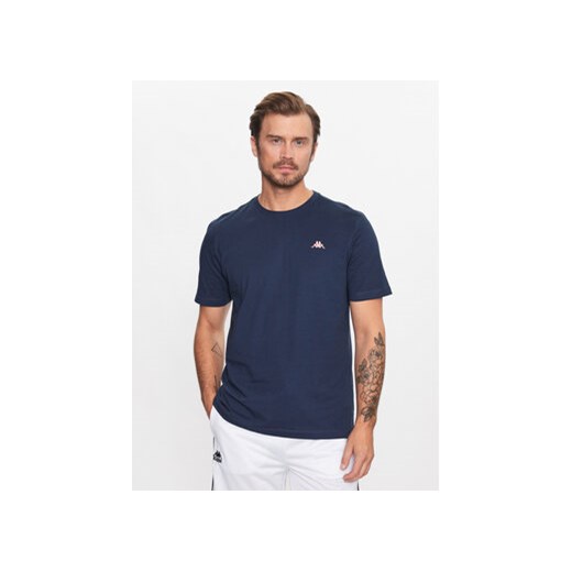 Kappa T-Shirt 313002 Niebieski Regular Fit ze sklepu MODIVO w kategorii T-shirty męskie - zdjęcie 168614225