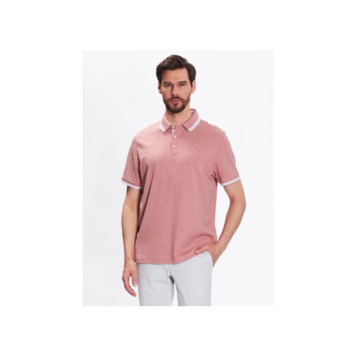 Michael Kors Polo CS15073C93 Różowy Regular Fit ze sklepu MODIVO w kategorii T-shirty męskie - zdjęcie 168614879