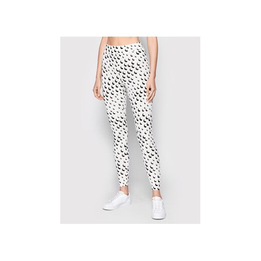 Vero Moda Legginsy Tessa 10264162 Biały Slim Fit ze sklepu MODIVO w kategorii Spodnie damskie - zdjęcie 168615157