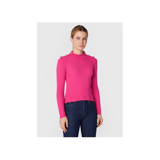 Rinascimento Sweter CFM0010955003 Różowy Slim Fit ze sklepu MODIVO w kategorii Swetry damskie - zdjęcie 168615175