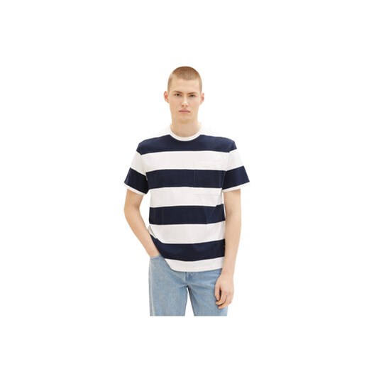 Tom Tailor Denim T-Shirt 1035597 Granatowy ze sklepu MODIVO w kategorii T-shirty męskie - zdjęcie 168615345