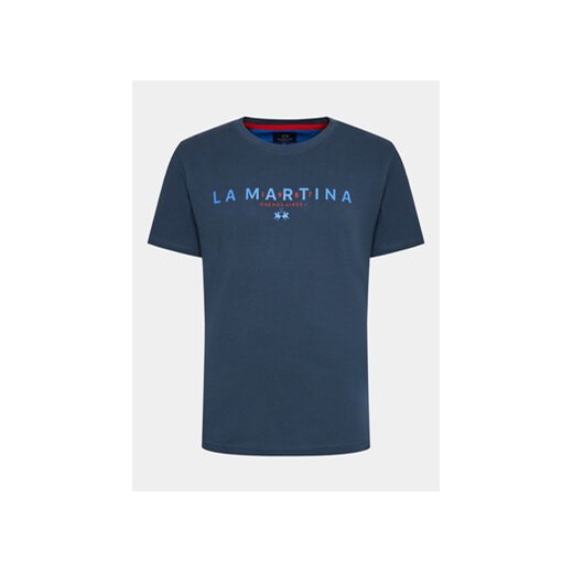 La Martina T-Shirt WMR005 JS206 Granatowy Regular Fit ze sklepu MODIVO w kategorii T-shirty męskie - zdjęcie 168615378