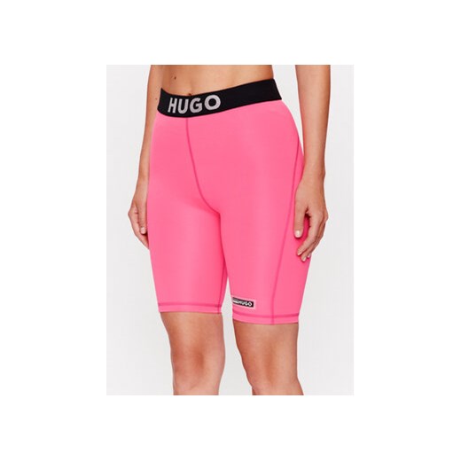 Hugo Szorty sportowe 50488434 Różowy Skinny Fit ze sklepu MODIVO w kategorii Szorty - zdjęcie 168615976