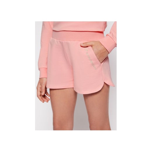 EA7 Emporio Armani Szorty sportowe 3KFS51 FJ5FZ 1416 Różowy Regular Fit 4Y MODIVO