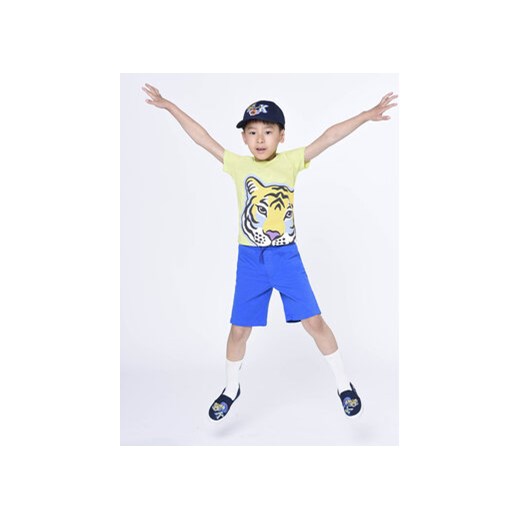 Kenzo Kids T-Shirt K25788 S Żółty Regular Fit ze sklepu MODIVO w kategorii T-shirty chłopięce - zdjęcie 168616887