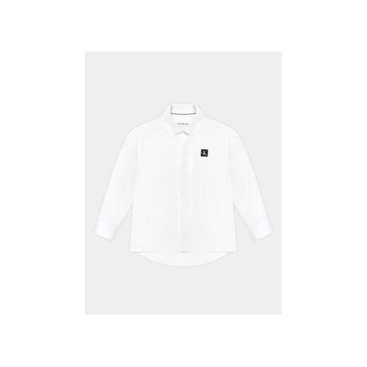 Calvin Klein Jeans Koszula Ceremony IB0IB01962 Biały Regular Fit ze sklepu MODIVO w kategorii Koszule chłopięce - zdjęcie 168616969