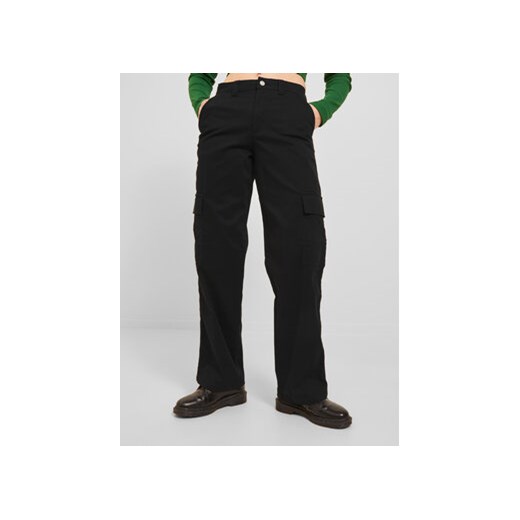 JJXX Spodnie materiałowe 12236946 Czarny Regular Fit ze sklepu MODIVO w kategorii Spodnie damskie - zdjęcie 168617127