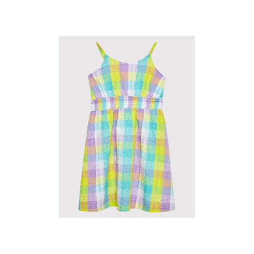 United Colors Of Benetton Sukienka letnia 41CFCV00G Kolorowy Regular Fit ze sklepu MODIVO w kategorii Sukienki dziewczęce - zdjęcie 168617557