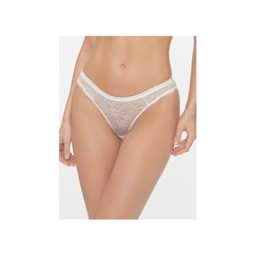 Emporio Armani Underwear Figi 162525 3F207 09210 Écru ze sklepu MODIVO w kategorii Majtki damskie - zdjęcie 168617605