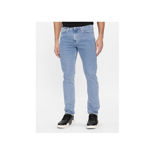 Calvin Klein Jeans Jeansy J30J323690 Niebieski Slim Taper Fit ze sklepu MODIVO w kategorii Jeansy męskie - zdjęcie 168617686