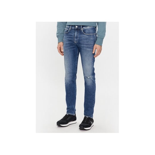 Calvin Klein Jeans Jeansy Skinny J30J324184 Granatowy Skinny Fit ze sklepu MODIVO w kategorii Jeansy męskie - zdjęcie 168617746