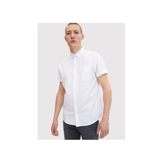 Tom Tailor Koszula 1031706 Biały Regular Fit ze sklepu MODIVO w kategorii Koszule męskie - zdjęcie 168617766