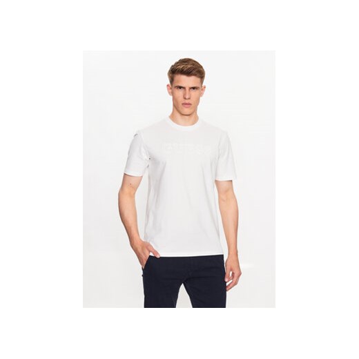 Guess T-Shirt Alphy Z2YI11 J1314 Biały Regular Fit ze sklepu MODIVO w kategorii T-shirty męskie - zdjęcie 168618016