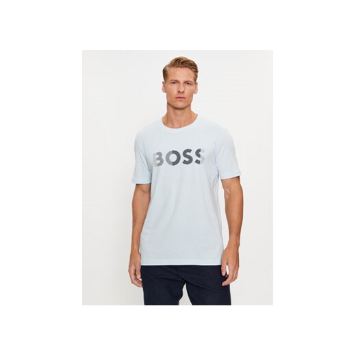 Boss T-Shirt Tee 1 50494106 Niebieski Regular Fit ze sklepu MODIVO w kategorii T-shirty męskie - zdjęcie 168619045