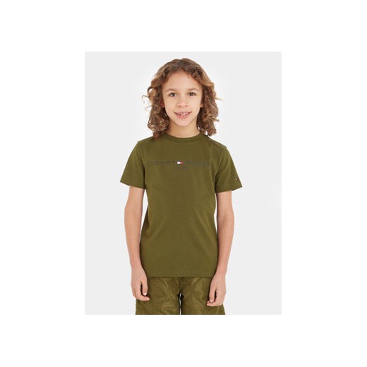Tommy Hilfiger T-Shirt KS0KS00397 Zielony Regular Fit ze sklepu MODIVO w kategorii T-shirty chłopięce - zdjęcie 168619076