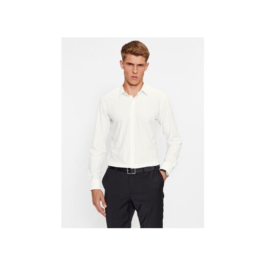 Boss Koszula P-Hank-S-Kent-C1-222 50503554 Biały Slim Fit ze sklepu MODIVO w kategorii Koszule męskie - zdjęcie 168619096