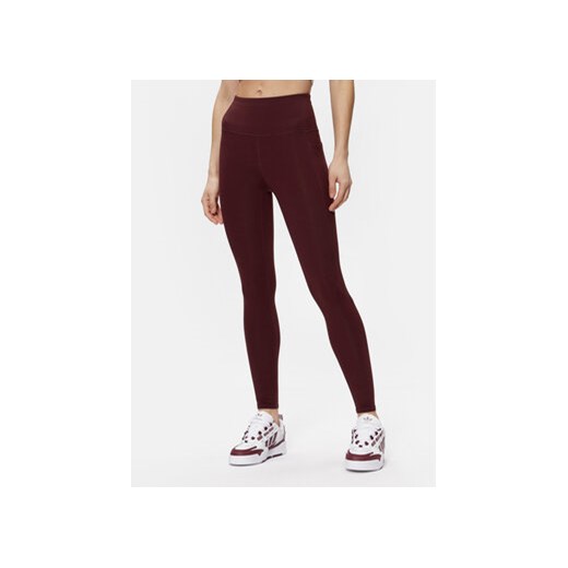 Skechers Legginsy Go Walk W03LG30B Bordowy Slim Fit Skechers M promocja MODIVO