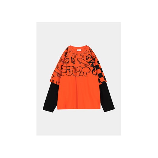 Coccodrillo Bluzka ZC3143101ASJ Pomarańczowy Regular Fit ze sklepu MODIVO w kategorii T-shirty chłopięce - zdjęcie 168619508