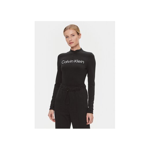 Calvin Klein Performance Koszulka techniczna 00GWF3K245 Czarny Slim Fit ze sklepu MODIVO w kategorii Bluzki damskie - zdjęcie 168620385