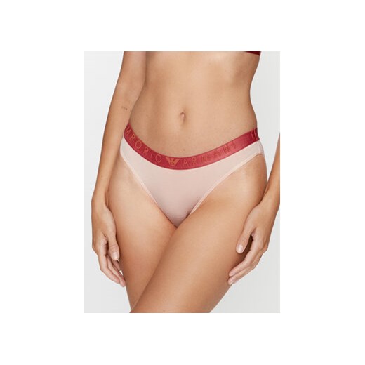 Emporio Armani Underwear Figi 162525 3F235 03050 Beżowy ze sklepu MODIVO w kategorii Majtki damskie - zdjęcie 168620427