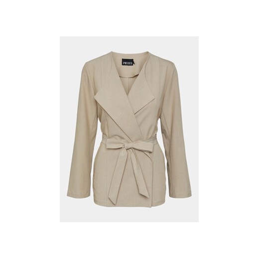 Pieces Marynarka Bosella 17146550 Beżowy Regular Fit Pieces L MODIVO